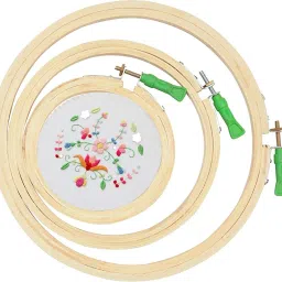 Adjustable Cross Stitch Embroidery Hoops/Embroidery Frames(9",8",6") Embroidery Hoop-19