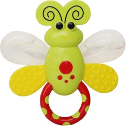 Newborn Baby Easy Grip Butterfly Teether Rattle Developmental Toy Rattle-4