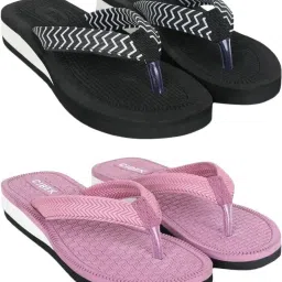 Doctor step with cibek comfortable extra soft daily wear women slipper pack of 2 Women Flip Flops-image-12