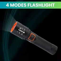 Rechargeable Torch Light, Telescopic Zoom, Ultra Bright LED Flashlight A364 Torch-image-44