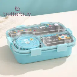Rectangle 3D Embossed 100% leakproof 3 Containers Lunch Box-10