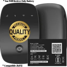 NetTorn Mobile Battery For Jio H12348 Reliance Jio Fi2 WiFi Router M2 Hotspot II M2S Hotspot Router-2300mAh-picture-0