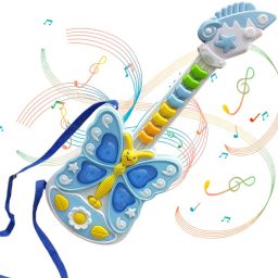 Butterfly Guitar, Musical Sound Toy, Light, Drum Music, 3 Music Converter-10