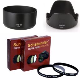 Schsteindar COMBO for Nikon D3500, D3400, D3300, D5600, D5300 Combo Lens Hood-39