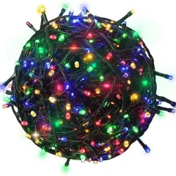 200 LEDs 2000 inch Multicolor Steady, Flickering, Color Changing Ball Rice Lights-image-16