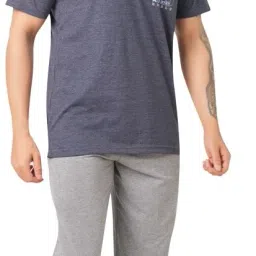 Men Top & Pyjama Set Multicolor Printed-image-30