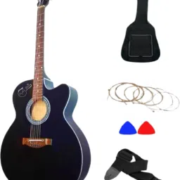 Acouestic Guitar With Truss Rod ,Belt ,Bag And Picks Acoustic Guitar Rosewood Linden Wood Right Hand Orientation-22