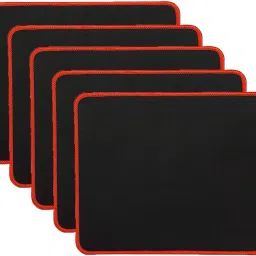 NIGSUR [5 Pack] Silk-Gliding Gaming Mouse Pad Red Mousepad-image-92