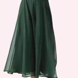 Solid Faux Georgette Women Harem Pants-image-100