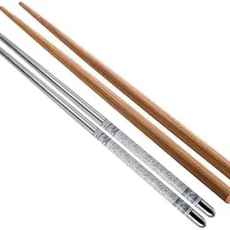hichaki Cooking, Eating, Training, Decorative, Chewing Bamboo, Stainless Steel Chinese, Japanese, Korean, Vietnamese Chopstick-picture-4