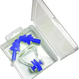 SOFT SILICON Swimming Ear Plug & Nose Clip-10