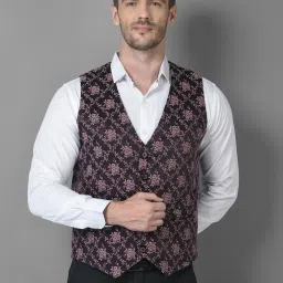 Floral Print Men Waistcoat-picture-25