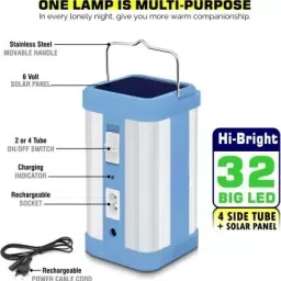 4 Tube 360 Degree Extra Bright with Electric Charging Rechargeable 8 hrs 4 hrs Lantern Emergency Light-25