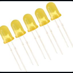 A-5mm Yellow Diffused LED Pack-Basic-Ultimatum, Light Emitting Diode Pack of 5 Electronic Components Electronic Hobby Kit-image-69