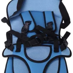Baby's Adjustable Car Cushion Seat with Safety Belt (Blue) Baby Car Seat-image-56