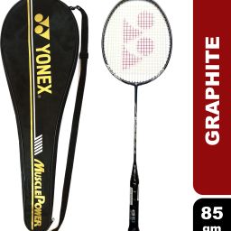 Muscle Power 29 Light New 2020 Model (Slim Shaft) - Dark Black Strung Badminton Racquet-picture-19