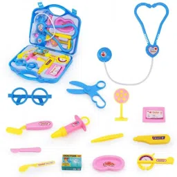 Pretend Play Doctor Set with Foldable Suitcase|Compact Medical Set For Kids|12-image-11