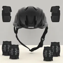 skating helmet safety kit for kids– Helmet, Knee Pads, Elbow Pads & Wrist Guards Skating Kit-image-99