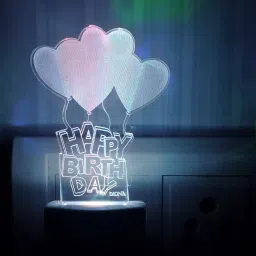 Happy Birthday 3D Illusion LED Night Lamp Birthday Gift Night Lamp-image-87