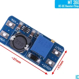 HUBX MT3608 /MT 3608 Dc To Dc Step Up Module, Adjustable Voltage/Regulator: Pack of 5 image 3