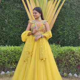 Embroidered Semi Stitched Lehenga Choli-image-59