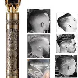 ELEGANTSTYLER Hair Trimmer Cordless Shave Hair Trimmer Cordless Hair Cutting Machine Barbers 7 Trimmer 60 min Runtime 1 Length Settings-image-99