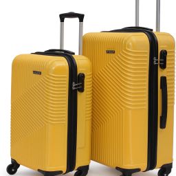Hard Body Set of 2 Luggage 4 Wheels - Cairo - Yellow-image-72