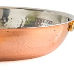 Copper Fry Pan With Tin Lining 10 Inch, Copper Cookware Fry Pan 16 cm diameter 2 L capacity-image-60