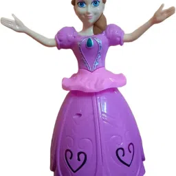 Rotating Musical Dancing Angel Doll Princess with 3D LighteningToy for Kids\-image-75