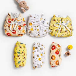 DryFeel Langot for Newborn Baby | Premium Cotton Padding |0 - 9M| 5-10kg 6pcs-image-82