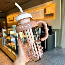 Water Bottle 1300 ML with Travel Mugs with Scale-17