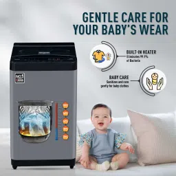 panasonic 8 kg Fully Automatic Top Load with In-built Heater Grey image 5