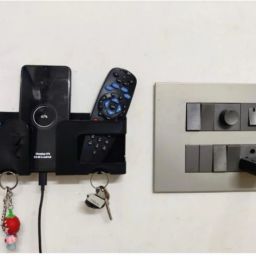 Expro Multipurpose Charging pad with Remote holder, Pen Stand and Key Chain Holder Mobile Holder-image-41