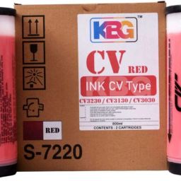 KBG For RISO CV3230 / CV3130 / CV3030 (RED) 800ml Pack Of 2 Red Ink Bottle-0