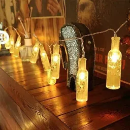 14 LEDs 4 m Yellow Steady Bottle Rice Lights-26