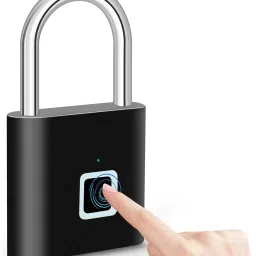 Dwiza Enterprise Keyless Rechargeable Fingerprint Padlock Rechargeable Keyless Anti-theft Security Smart Door Lock-26