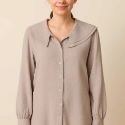 Women Regular Fit Self Design Party Shirt-image-5