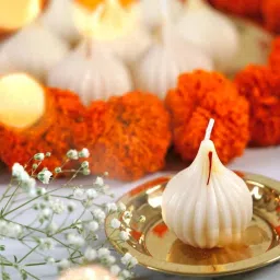 Modak Candle, Scented Pack of 4 Candle-image-28