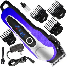KEEMIIE V Professional Chargeable Washable Beard Moustache Trimmer Hair Clipper Razor Fully Waterproof Grooming Kit 120 minRuntime 4 Length Settings-image-62