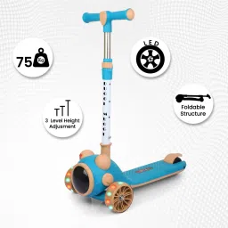 Height Adjustable Scooter,FOOTREST SCOTY FOE BOYS,GIRLS aluminum alloy pipe,led wheel for baby boys,baby girls Tricycle-image-90