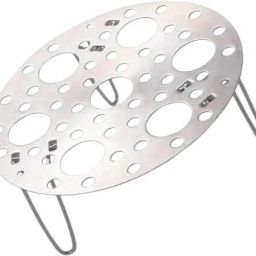 Stainless Steel Round Egg Steamer Rack Heatproof Stackable 7 Holes Stand B 1702 Egg Cooker-27