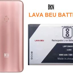 BKN Mobile Battery ForLAVA 100% GENUINE Lava BeU Mobile Battery 4060 mAh (LBP13960073) ORIGNAL HIGH BACK UP-picture-1