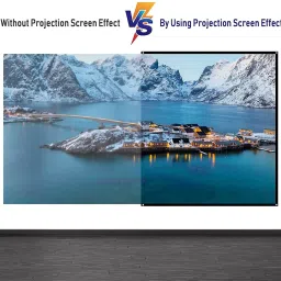royality 86 Inch Diagonal, 4:3 Viewing Aspect Ratio, 69 Inches x 52 Inches, Supports UHD-3D-4K Technology Universal Eyelets Type Foldable White 6 Feet - Width x 4 Feet - Height Projector Screen (Width 175 cms x 132 cms Height) Projector Screen Projector Screen (Width 176 cm x 132 cm Height) image 5