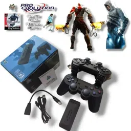 M33 GameStick 2.4G Wireless Controller, 4K HD Built-in 30k+ Retro Games A7 Black Edition-20