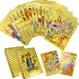 Poke-Moon Golden Playing Card (25 Gold Card) for Kids-15