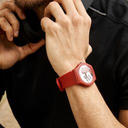 Fastrack Unisex White & Red Dead Pool Printed Analogue Watch 9915PP79-39