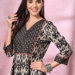 Nayam By Lakshita Ethnic Motifs Printed Angrakha Kurta with Trouser-43