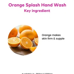 ROSA Set Of 3 Deep Cleansing with Moisturizer Orange Splash Hand Wash - 260ml Each image 4