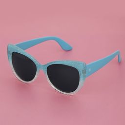 Carlton London Girls Grey Lens & Blue Cateye Sunglasses with UV Protected Lens CLSG235-29