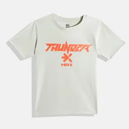 HRX by Hrithik Roshan Boys Typography Printed Rapid-Dry T-shirt-picture-45
